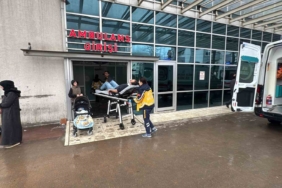 Dengesini kaybeden işçi 3 metreden düşerek yaralandı