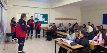 Öğrencilere afet farkındalık eğitimi