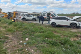 Çorlu’da zincirleme kaza: 3’ü askeri personel 6 yaralı