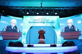 Emine Erdoğan: "Bir damla suda yaşamımız, medeniyetimiz, inancımız, kültürümüz, hülasa tarihimiz gizlidir"
