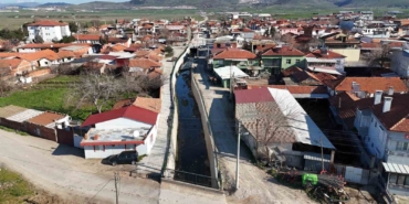 Altıeylül Karamanköy taşkın koruma tesisi inşaatı tamamlandı