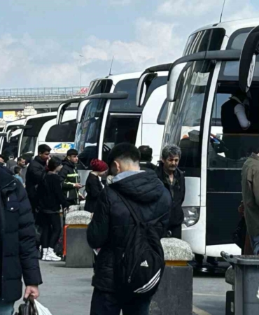Büyük İstanbul Otogarı’nda bayram yoğunluğu