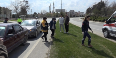 Kırklareli’nde zincirleme trafik kazası
