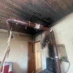 Manyas’ta müstakil evde yangın