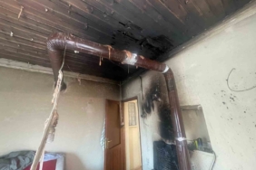 Manyas’ta müstakil evde yangın