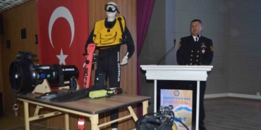 Sahil Güvenlik turizm lisesi öğrencilerine Mavi Vatan’ı anlattı