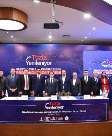 İBB-KİPTAŞ-Tuzla Belediyesi iş birliği protokol imza töreni düzenlendi