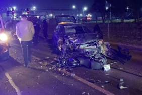 Tekirdağ’da hatalı sollama sonucu otomobil motosikletle çarpıştı: 2 yaralı