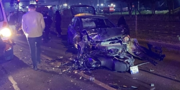 Tekirdağ’da hatalı sollama sonucu otomobil motosikletle çarpıştı: 2 yaralı