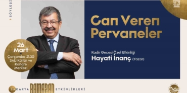 Yazar Hayati İnanç Sakarya’da sanat dostlarıyla buluşuyor
