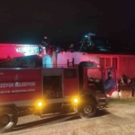 Bozüyük’te çatı yangını