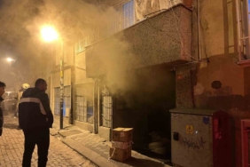 Zeytinburnu’nda kılıf imalathanesinde yangın