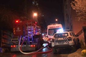 Sarıyer’deki tarihi Topçu Karakolu alev alev yandı