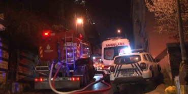 Sarıyer’deki tarihi Topçu Karakolu alev alev yandı