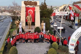 65 bisikletçi Çanakkale şehitleri anısına 300 kilometre pedal çevirecek