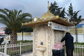 Esenler’de iftar çeşmeleri Ramazan boyunca hizmet veriyor