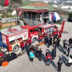 Balıkesir Büyükşehir İtfaiyesi ortak tatbikatta göz doldurdu