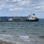 Çanakkale Boğazı’nda atık taşıma tankeri karaya oturdu