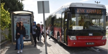 Balıkesir’de üniversitelilerin sınav haftasında ulaşımı ücretsiz