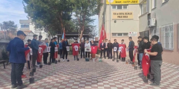 Çanakkale Zaferi ve Şehitler haftasında gül fidanları toprakla buluştu