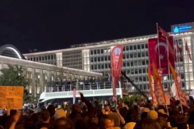 Saraçhane’de protestoculardan Özgür Özel’e tepki