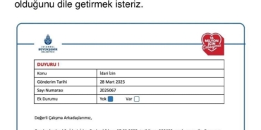 İstanbul Büyükşehir Belediyesi’nde idari izin adaletsizliği