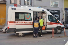 Motosiklet sürücüsü kazada yaralandı