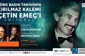 Çetin Emeç Kadıköy’de anılacak