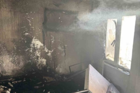 Bandırma’da ev yangını