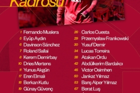 Galatasaray’ın, Alanyaspor maçı kamp kadrosu belli oldu