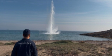 Çanakkale’de denizde bulunan mayın imha edildi
