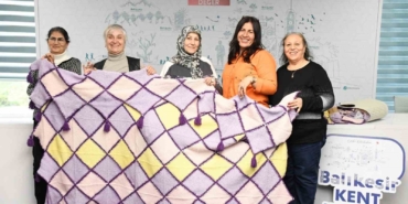 Balıkesirli kadınlar ilmek ilmek umudu işledi