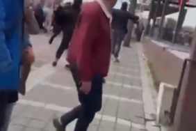 Göstericiler Espressolab’a saldırdı: Çıkan arbedede sandalyeler havada uçuştu