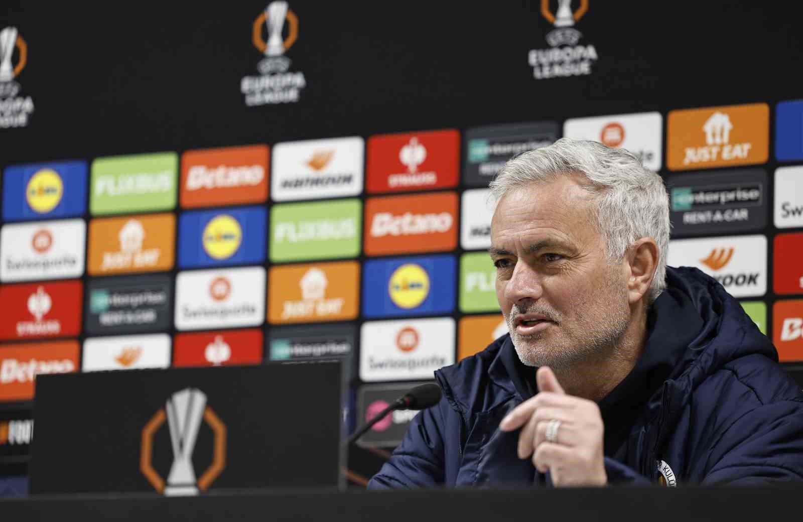 Mourinho: "Bu turu atlama şansımız var"