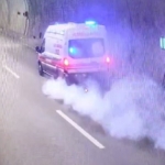 Çanakkale’de ambulansın tünelde yanmadan önceki son görüntüleri ortaya çıktı