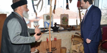 Bu atölyede geleneksel Osmanlı el sanatları yaşatılıyor