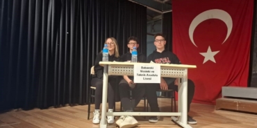 Babaeski’de liseler arası münazara etkinliği yapıldı