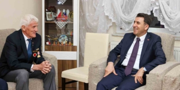 Kıbrıs Gazisi Bilal Özkan’a ziyaret