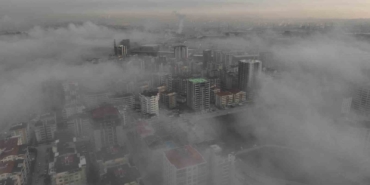 Bursa’ya sis çöktü