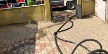 Ayvalık’ta ev yangını