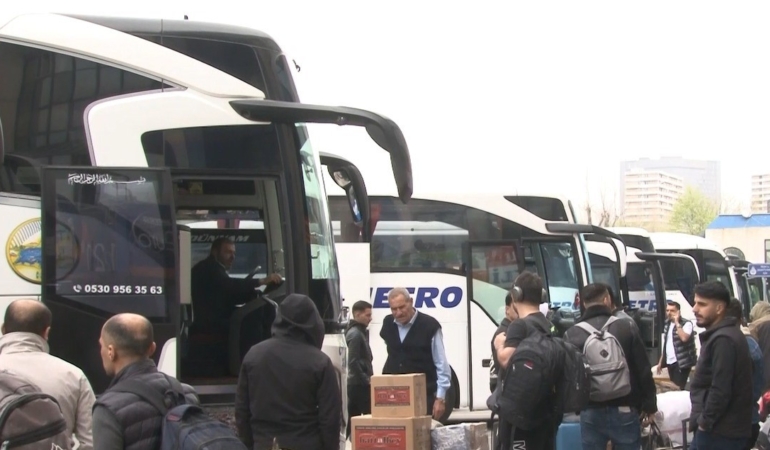 Büyük İstanbul Otogarı’nda bayram hareketliliği