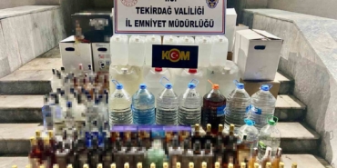 Tekirdağ’da kaçak içki ve cinsel içerikli hap operasyonu: 1 tutuklama