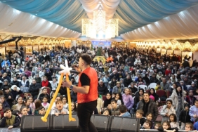 Sultangazi’deki Ramazan Etkinlik Çadırı’na çocuklardan yoğun ilgi