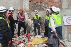 İstanbul’da gerçeğini aratmayan arama kurtarma tatbikatı