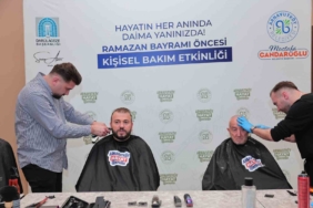 Başkan Candaroğlu’ndan koca çınarlara bayram tıraşı sürprizi