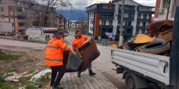 Körfez’de katı ve hacimli atıklar toplanıyor