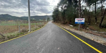 Büyükşehir’den kırsaldaki grup yollarında çizgi mesaisi