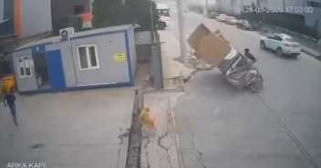 Kocaeli’de toz fırtınası zor anlar yaşattı: O anlar kamerada