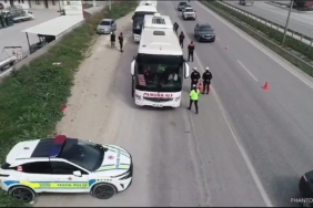 Dron destekli ’Yolun sonu bayram olsun’ denetimleri sıklaştı