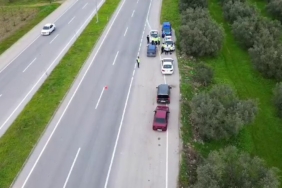 İznik İlçe Jandarma Komutanlığı dron destekli geçme yasağı denetimi gerçekleştirdi
